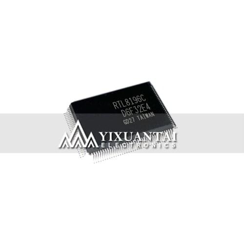 1pcs/lot RTC8196 RTL8196C RTL8196C-GR wireless router chip QFP128 100%NEW and ORIGINAL