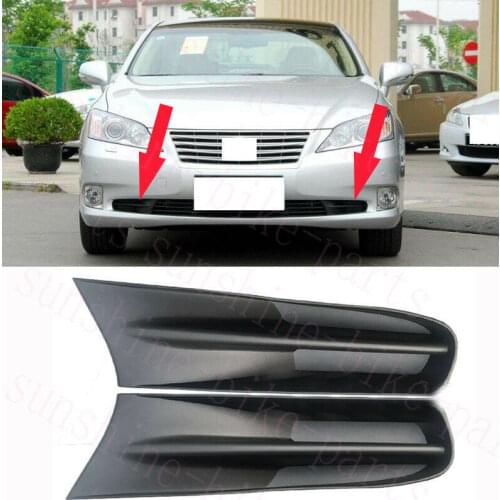Fit For Lexus ES240 ES350 2010 2011 2012 Front Bumper Lower Left+Right Grille Cover Trim 2pcs