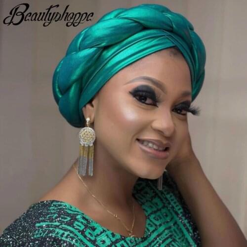 2020 feminino turbante bon cruz pronto para usar gorro cabea rabe envoltrios africano mulher trana turbantes autogele headties