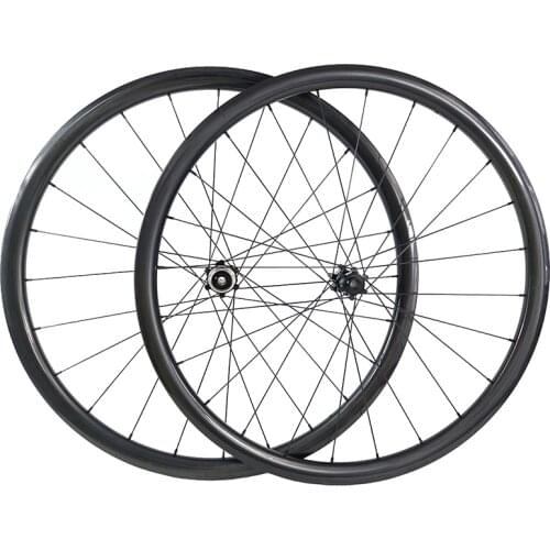 29er MTB XC straight pull carbon wheelset hookless 30mm wide 30mm deep Powerway M32 hubs UD 3K 12K 6K aero carbone bike wheels