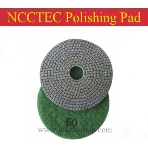 4'' electroplated DIAMOND polishing pads | 100mm soft sharp polishing pads for concrete and stone | sharp than other pads