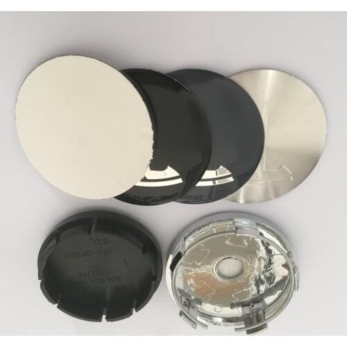 4pcs 56mm 60mm for TESLA MODEL X S 3 Car Wheel Center Cap Badge covers emblem sticker car Styling accessories