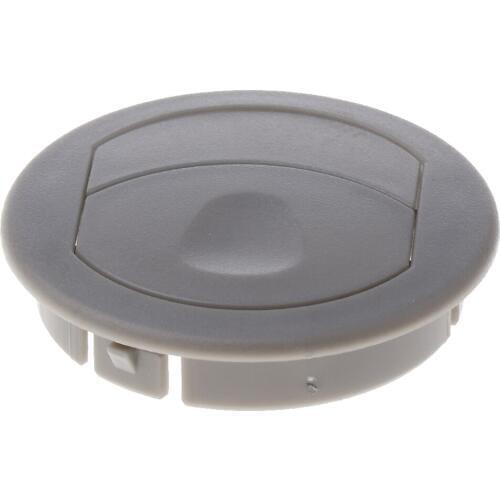 ABS RV ATV Trailer Interior Round A/C Vent Air Outlet 360° Rotating Gray