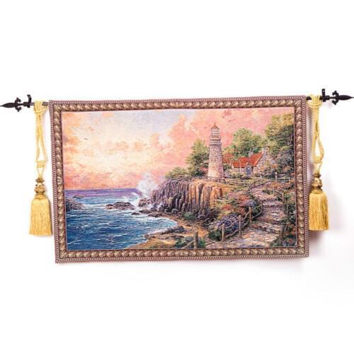 Belgium wall hanging tapestry European-style new products recommended "beacon" environmental mural home classic fashion fabric