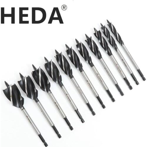 FREE SHIPPING 1PC 12-32MM High Speed Steel Twist Drill Bit Long Four-slot Four-blade Woodworking tools Drill Bit Hole Opener saw