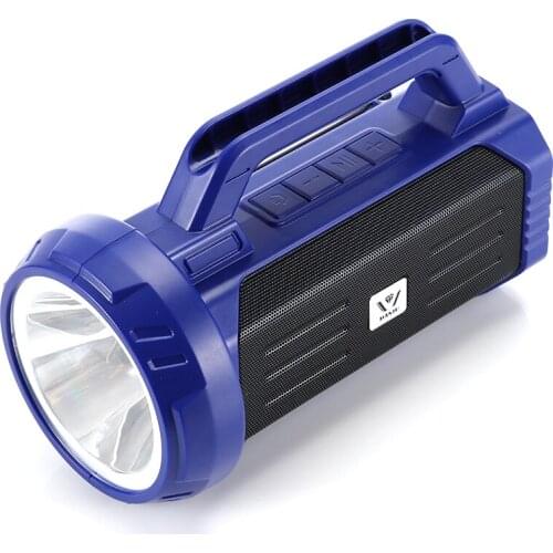 Solar Charging Bluetooth Speaker With Flashlight 1200mAh Rechargeable Hands free Outdoor Speaker Support TF Card Loudspeaker