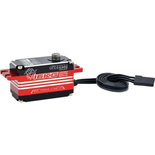 SURPASS HOBBY S1600BL 16KG Metal Aluminum Frame Digital Servo for 1/10 Racing Car/High-Speed RC Car/Aircraft/Drone/RC Boat