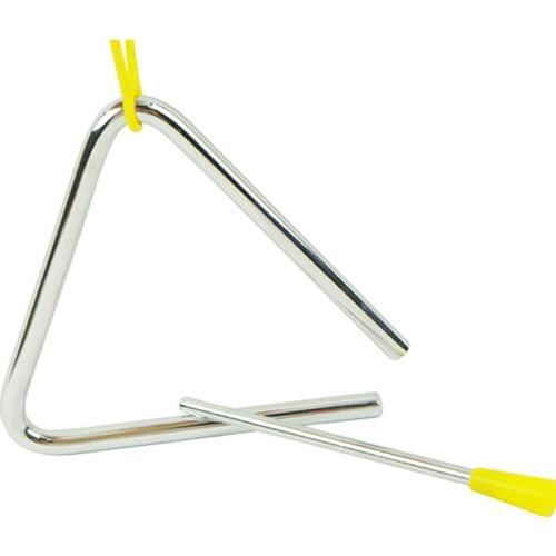 Children Toy Musical Instrument Rhythm Band Triangled Educational Preschool Triangled Percussion 4/5/6/7/8/ inch