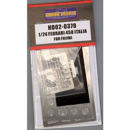 Hobby Design 1/24 Frari 458 Italia Model Car Modifications Hand Made Model Set For Fujimi（PE+Resin）HD02-0370