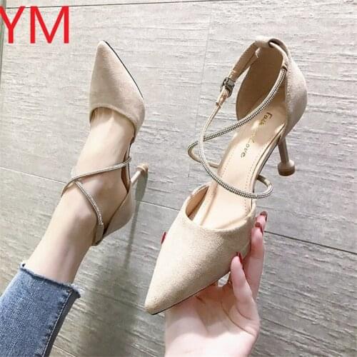 Hot Casual Sexy Stiletto Women Pumps Plaid Pointed Toe Shallow Thin Footwear Spring Party Ladies Beige Shoes Summer High Heels