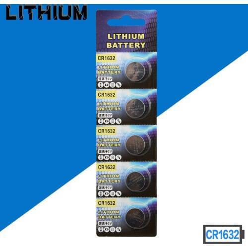 Free shipping high quality Button battery CR1632 BR1632 DL1632 ECR1632 KCR1632 LM1632 CR 1632 3v lithium battery Cell 20pcs