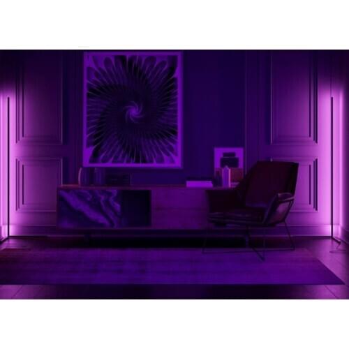 Minimalist Floor Lamp Remote RGB LED Floor Lamp Corner Standing Lamp Bedroom UK