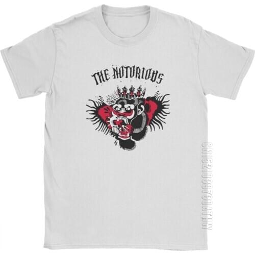 Men The Notorious Conor McGregor T Shirts Vintage Crew Neck Short Sleeves Tops Cotton Tees Gray T Shirt