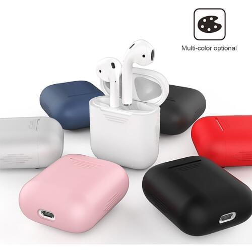 Soft TPU Silicone Bluetooth Wireless Earphone Case For AirPods Protective Cover Skin Accessories For Apple Air Pods Charging Box