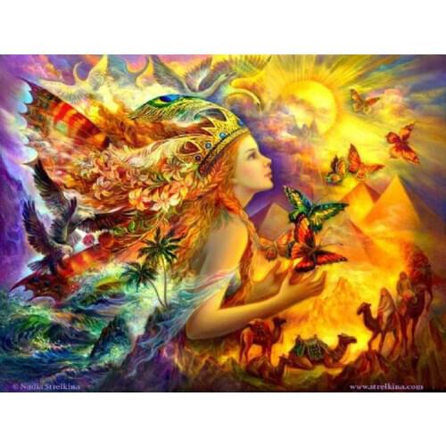 DIY Diamond Painting Cross Stitch kits Needlework Home Decor full Square Rhinestone Mosaic 5D Diamond Embroidery Fantasy girl