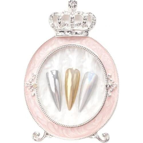 Nail Art Plate Displaying Artwork Practice Resin Nail Polish Gel Showing Painting Crown Stand for Manicure