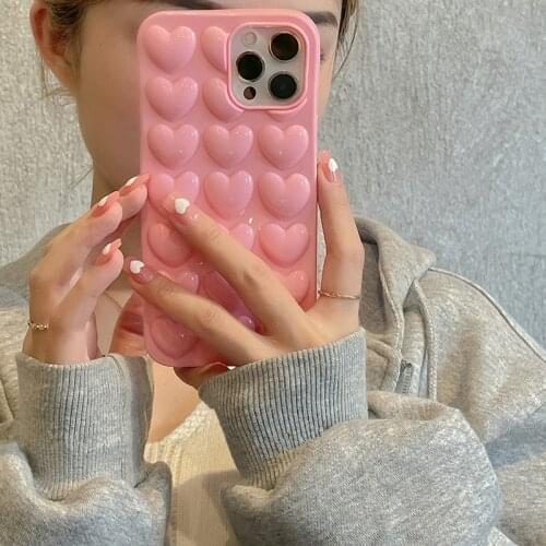 Korea Rainbow Color Shockproof Silicone Phone Case For Iphone 11 Pro 12 Max MiNi XR X XS 7 8 Plus SE 2 Back Cover Reliver Stress