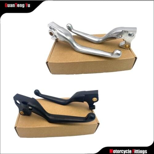 New 1Pair Silver/Black Clutch Brake Levers For Harley Sportster883 XL 883 N 1200 X48 2014 2015 2016 2017 2018 2020 2021 Custom