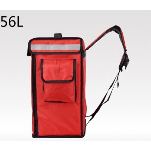 56L Backpack Large Cooler Bags Cake Takeaway Box Freezer fast Food Pizza Delivery Incubator Ice Bags Meal Package Car Lunch Box
