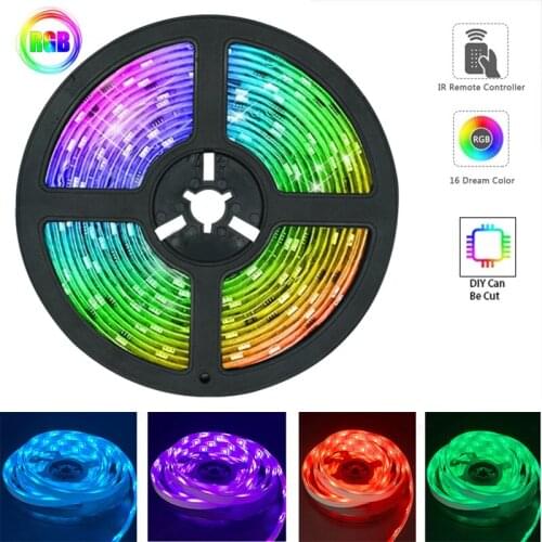 LED Light Strips RGB 5050 WIFI Controller 5M/10M/15M DC 12V Decoration Flexible Tape DIY Led Light Strip RGB Tape Diode
