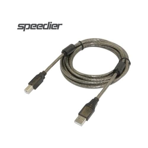 Usb printer cable USB-B lengthened Thermosensitive receipt printer is universal Square connector Laptop extension cord Gal chip