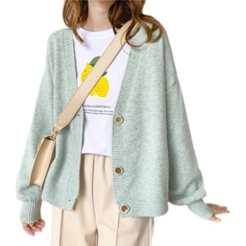 Women Sweater Cardigans 2021 Winter Top Cashmere Casual Jacket Chic Korean Fashion Winter Sweater Cardigan sueters de mujer