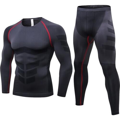 Winter Thermal Underwear Sets Men Long Johns Quick-Drying Breathable Mens Thermo Underwear Male Warm Body Shapers New
