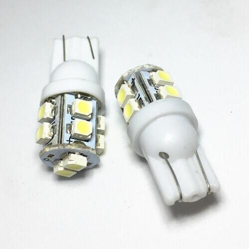 10pcs Car Led Light T10 W5W 168 194 1210 10 SMD LED 3528 SMD Color for Car Auto Led White blue Side Wedge Light Lamp Bulb DC 12V