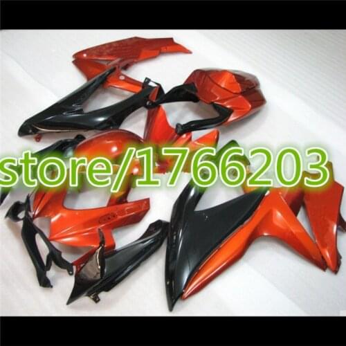 Addmotor Aftermarket Fairing Fit for GSXR600 750 08-10 GSXR 600 750 2008-2010 K8 Orange Black