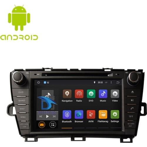 Android 9.0 2DIN 1024*600 Car GPS Navigation for Toyota Prius 2009-2019 left driving Car radio player with Bluetooth RDS WIFI