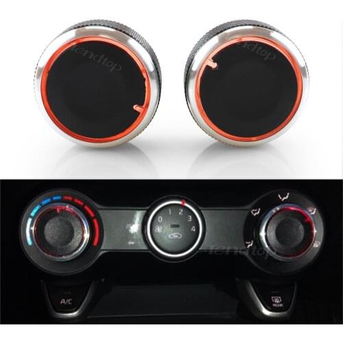 For KIA RIO K2 KX CROSS 2017-2020 Car Air Conditioning Control Ac Knobs Buttons Heat Climate Car Styling Decoration