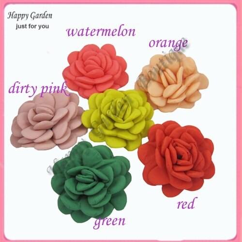 Free shipping!3inch diameter 24pcs/lot lotus flower silk flower with hair clip and brooch pin can mixed color