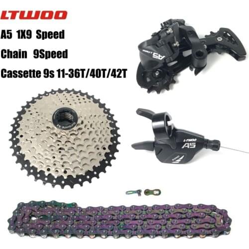 LTWOO A5 9-speed small set mix and match mountain bike folding bike bicycle set colorful chain 1x9-speed small set