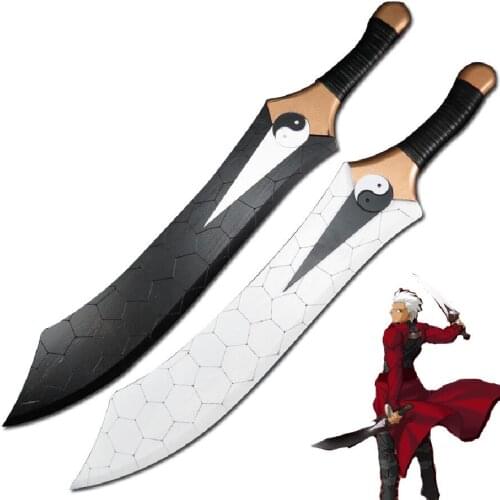 Fate/Stay Night Archer Gan Jiang and Mo Ye Red A double knife wooden Cosplay of Unlimited Blade Works