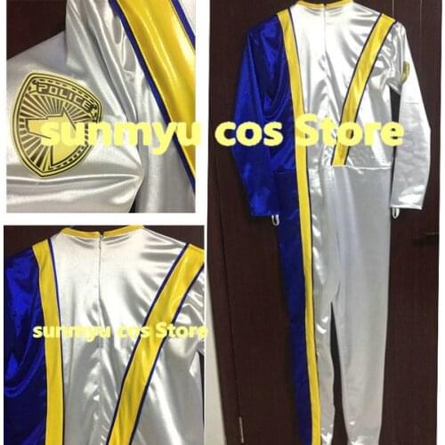 Customize,Free Shipping! Tokusou Sentai Dekaranger DekaSwan Cosplay Costume,Custom Size Halloween
