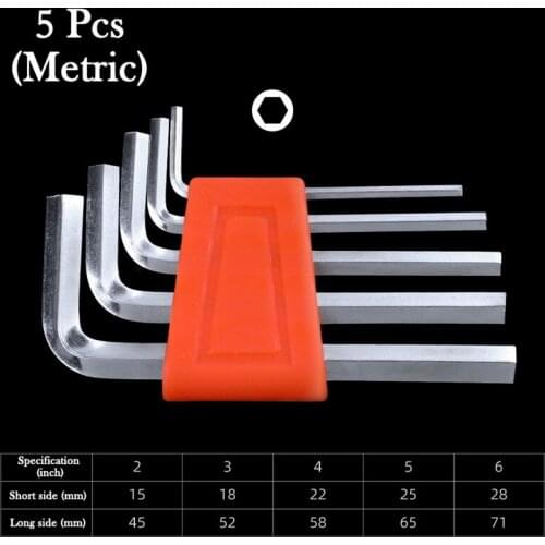 5/8/11PCS Hex Set Hex Hex Wrench Allen Set Metric Short Arm Tool Set