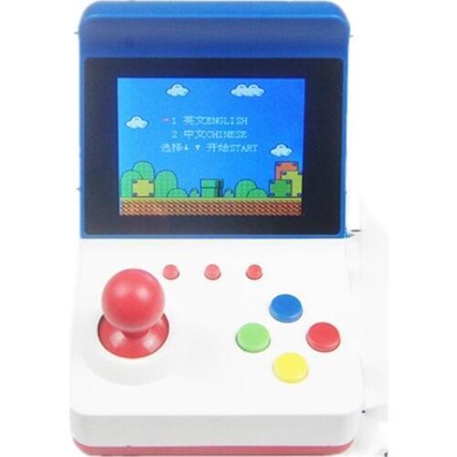 New RS-12 mini FC game console handheld nostalgic double joystick handheld rechargeable built in 360 games support TV watching