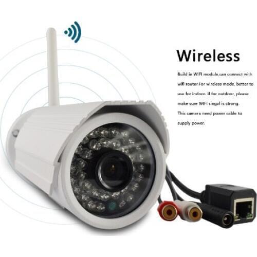 Onvif IP camera WIFI Megapixel 720p HD Outdoor Wireless Security CCTV Camera Infrared SD Card Slot P2P