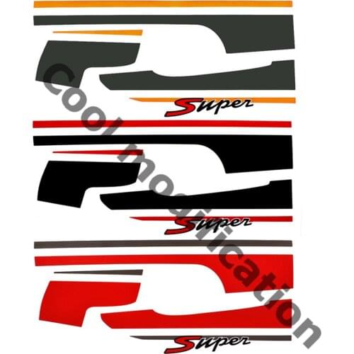 Motorcycle Body Front And Rear Sport Sticker For Vespa GTS 250 / 300 / Super / GTV 250 / 300 Sport Scratch Resistant Decal Case