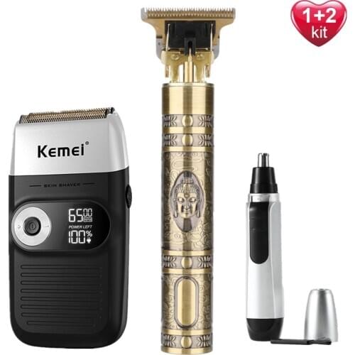 Professional Hair Clipper Trimmer+Nose Hair Trimmer Barber Hair Cut Machine Men Beard Trimmer Electric Razor Shaver Machine