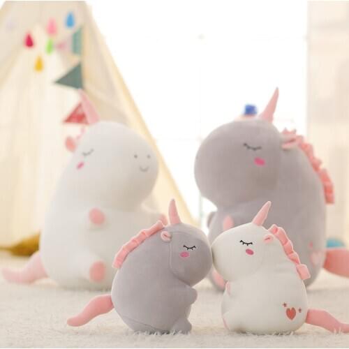 25cm/38cm/55cm Cute Unicorn Plush Doll Toy Stuffed &Plush Animal Baby Toys Baby Sleep Toys For Child Birthday Gifts