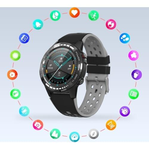 2020 GPS smart sports watch waterproof heart rate blood pressure monitoring Bluetooth 4.0 Touch 1.3"IPS unisex smart watch M7