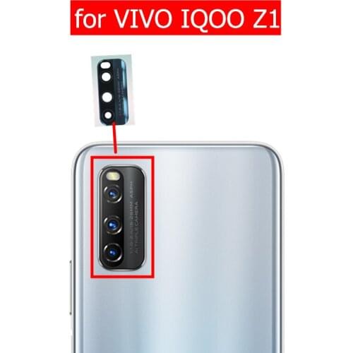 2pcs for VIVO iqoo z1 Camera Glass Lens Back Rear Camera Glass Lens with Glue Replace Repair Spare Part