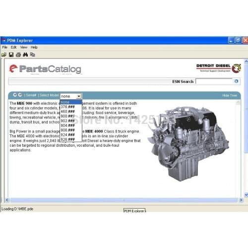Detroit Diesel MBE 4000 Spare Parts
