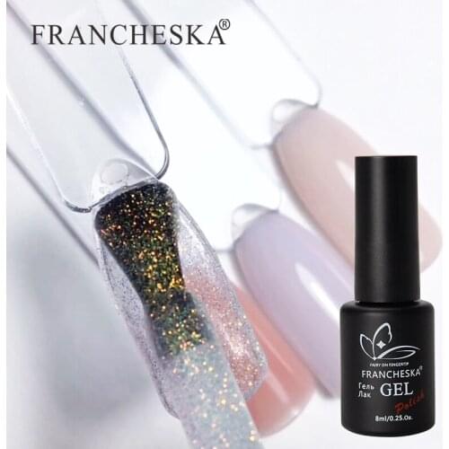 1 Pcs FRANCHESKA Nail Starlight Opal Gel Nail Long Lasting Soak Off UV Gel Polish Nail Colorful SequinsS 8ml Nail Polish TSLM1
