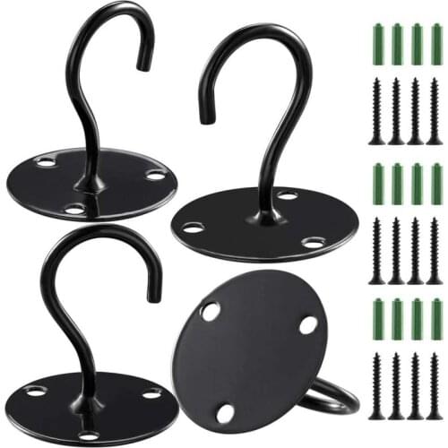 2PCS/4PCS Metal Ceiling Hook Wall Mounted Ceiling Hooks For Outdoor Hanging Plants Lanterns Flower Pots Lights For Home