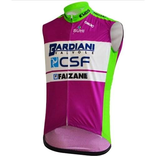 2020 BARDIANI CSF FAIZANE Team Summer Sleeveless Cycling Vest Mtb Clothing Bicycle Maillot Ciclismo Bike Clothes