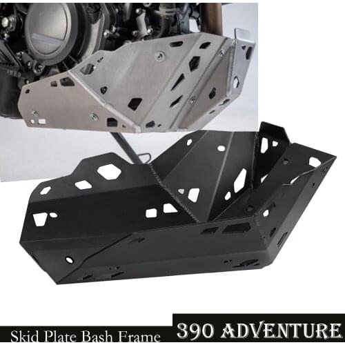 390 ADV Motorcycle Accessories CNC Frame Engine Guard Skid Plate Bash Plate Protector Cover FOR 390 ADVENTURE 2019 2020 2021
