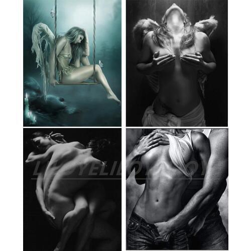 5D DIY Diamond Painting Full Square/Round Drill "Sexy Couple " Diamond Embroidery Sale pictures of rhinestones decoration FG1548