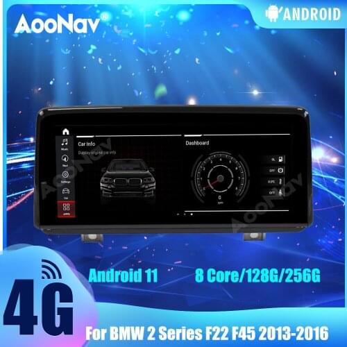 2 Din 256G Car Radio For BMW 2 Series F22 F45 2013-2016 Android 11 Touch Sceen GPS Navigation Autoradio Multimedia Player